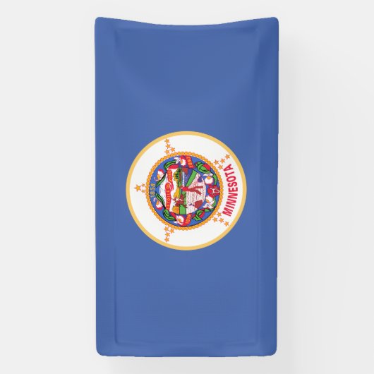 Banderoles Drapeau de l'État du Minnesota (Verticale)
