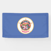 Banderoles Drapeau de l'État du Minnesota (Horizontal)