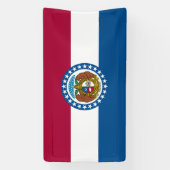 Banderoles Drapeau de l'État du Missouri (Verticale)
