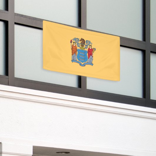 Banderoles Drapeau de l'État du New Jersey (Bâtiment extérieur)