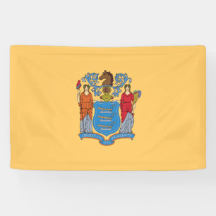 Banderoles Drapeau de l'État du New Jersey