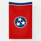 Banderoles Drapeau de l'État du Tennessee (Verticale)