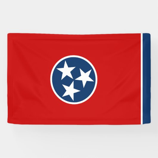 Banderoles Drapeau de l'État du Tennessee (Horizontal)