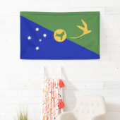 Banderoles drapeau de l'île Christmas (En situation)