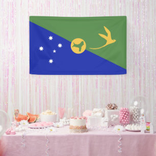 Banderoles drapeau de l'île Christmas