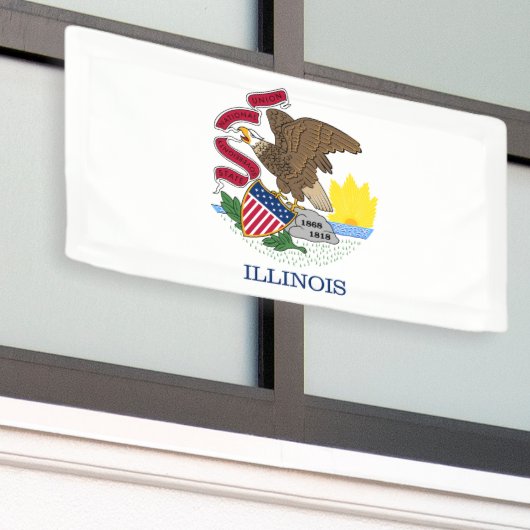 Banderoles Drapeau de l'Illinois (Bâtiment extérieur)