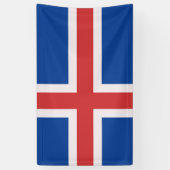 Banderoles Drapeau de l'Islande (Vertical)