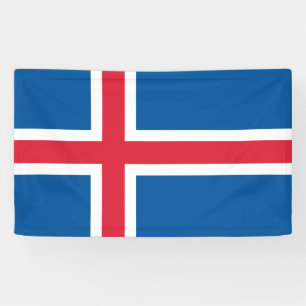 Banderoles Drapeau de l'Islande