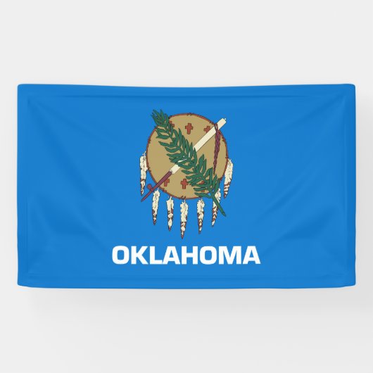 Banderoles Drapeau de l'Oklahoma (Horizontal)