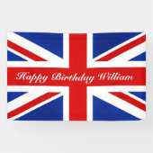 Banderoles Drapeau de londres chic moderne Royaume-Uni (Horizontal)