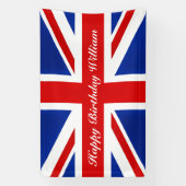 Banderoles Drapeau de londres chic moderne Royaume-Uni (Verticale)