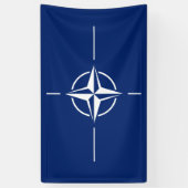 Banderoles Drapeau de l'OTAN (Vertical)