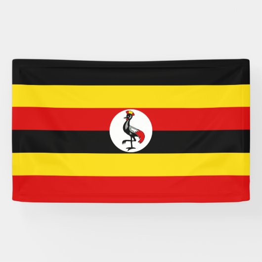 Banderoles Drapeau de l'Ouganda (Horizontal)