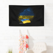 Banderoles Drapeau de l'Ukraine (En situation)