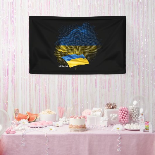 Banderoles Drapeau de l'Ukraine (Fête)