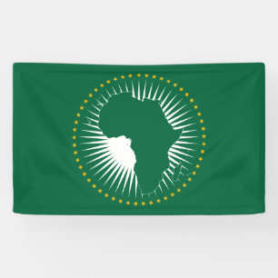Banderoles Drapeau de l'Union africaine (Afrique) (Panafrica)