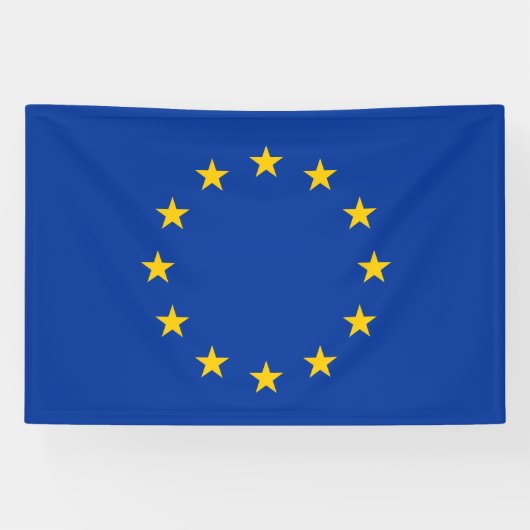 Banderoles Drapeau de l'Union européenne (Horizontal)