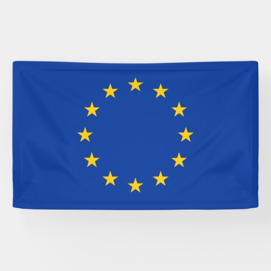 Banderoles Drapeau de l'Union européenne (UE) (Europe) (Horizontal)