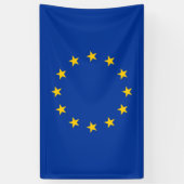 Banderoles Drapeau de l'Union européenne (UE) (Europe) (Vertical)