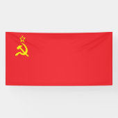 Banderoles drapeau de l'URSS (Horizontal)