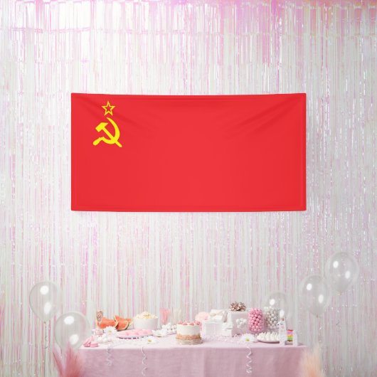 Banderoles drapeau de l'URSS (Fête)