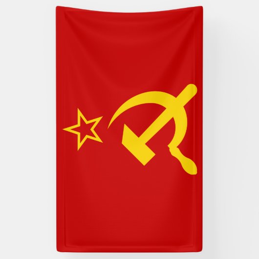 Banderoles Drapeau de l'URSS - Drapeau de l'Union soviétique (Vertical)
