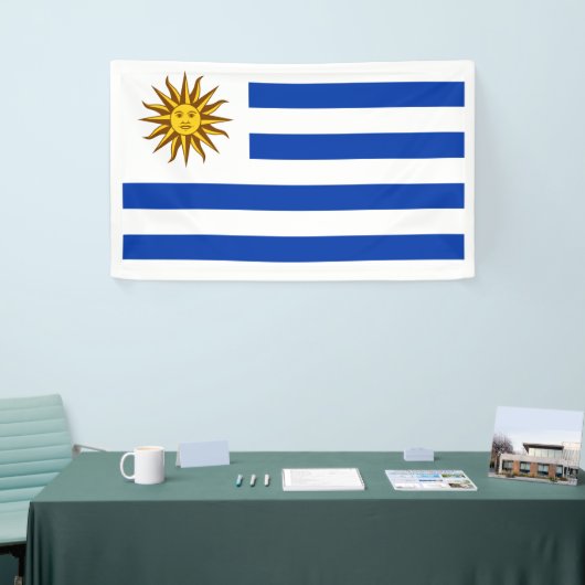 Banderoles Drapeau de l'Uruguay (Salon professionnel)