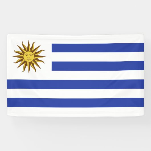 Banderoles drapeau de l'Uruguay (Horizontal)