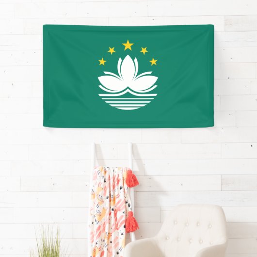 Banderoles Drapeau de Macao (En situation)