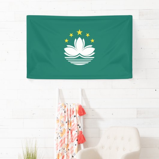 Banderoles Drapeau de Macao (En situation)