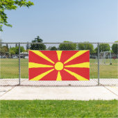 Banderoles Drapeau de Macédoine du Nord (Insitu)