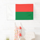 Banderoles Drapeau de Madagascar (En situation)