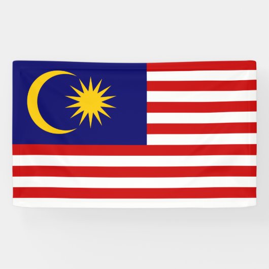 Banderoles Drapeau de Malaisie (Horizontal)