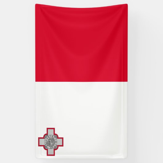 Banderoles Drapeau de Malte (Vertical)