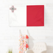 Banderoles Drapeau de Malte (En situation)