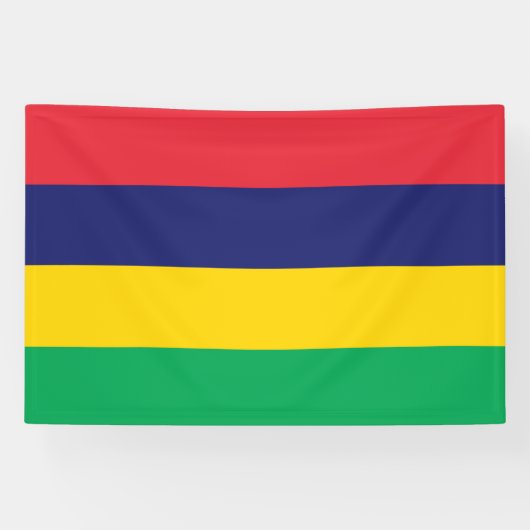 Banderoles Drapeau de Maurice (Horizontal)