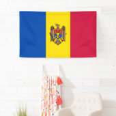 Banderoles Drapeau de Moldavie (En situation)