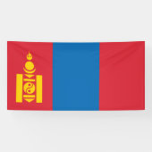 Banderoles Drapeau de Mongolie (Horizontal)
