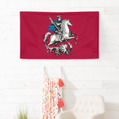 Banderoles Drapeau de Moscou (capitale russe) (En situation)