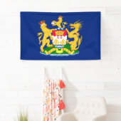 Banderoles Drapeau de mouvement d'autonomie de Hong Kong - (En situation)