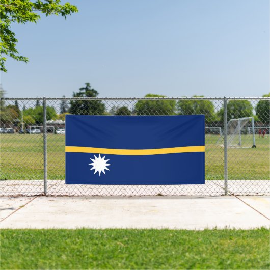 Banderoles Drapeau de Nauru (Insitu)