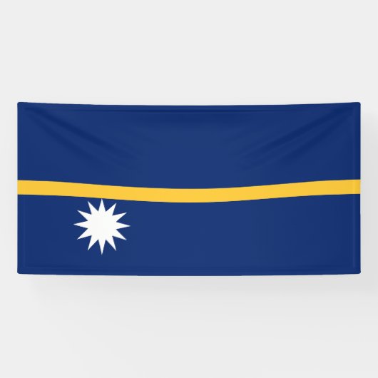 Banderoles Drapeau de Nauru (Horizontal)