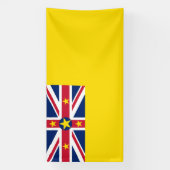 Banderoles Drapeau de Niue (Verticale)