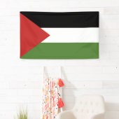 Banderoles Drapeau de Palestine (En situation)
