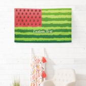 Banderoles Drapeau de pastèque (En situation)