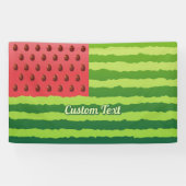 Banderoles Drapeau de pastèque (Horizontal)