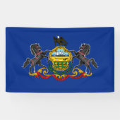 Banderoles Drapeau de Pennsylvanie (Horizontal)