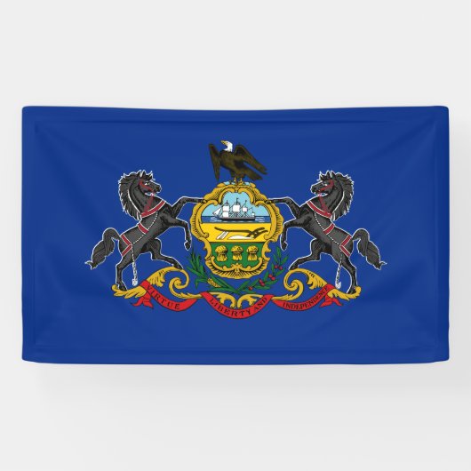 Banderoles Drapeau de Pennsylvanie (Horizontal)