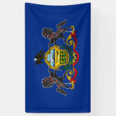 Banderoles Drapeau de Pennsylvanie (Vertical)
