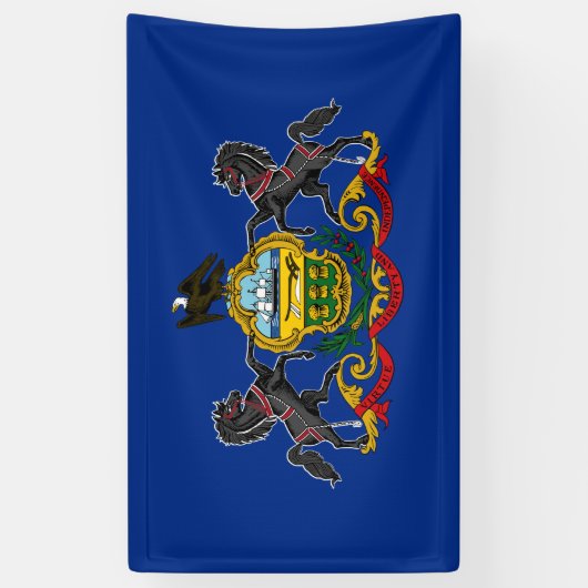 Banderoles Drapeau de Pennsylvanie (Vertical)
